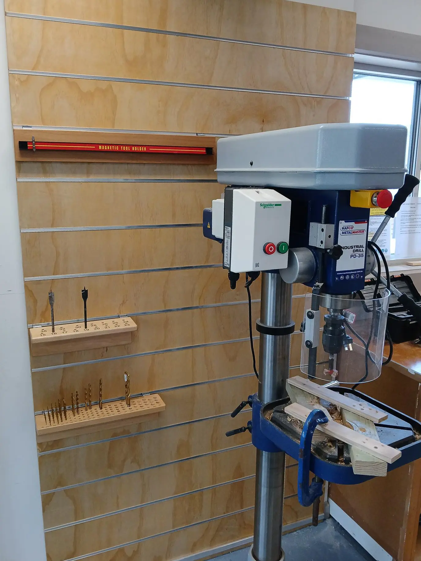 Tool board with drill bits