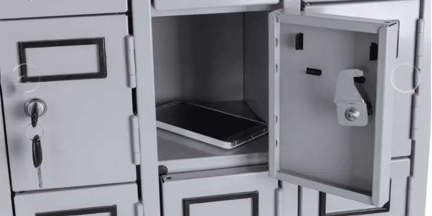 Lockable personal item storage