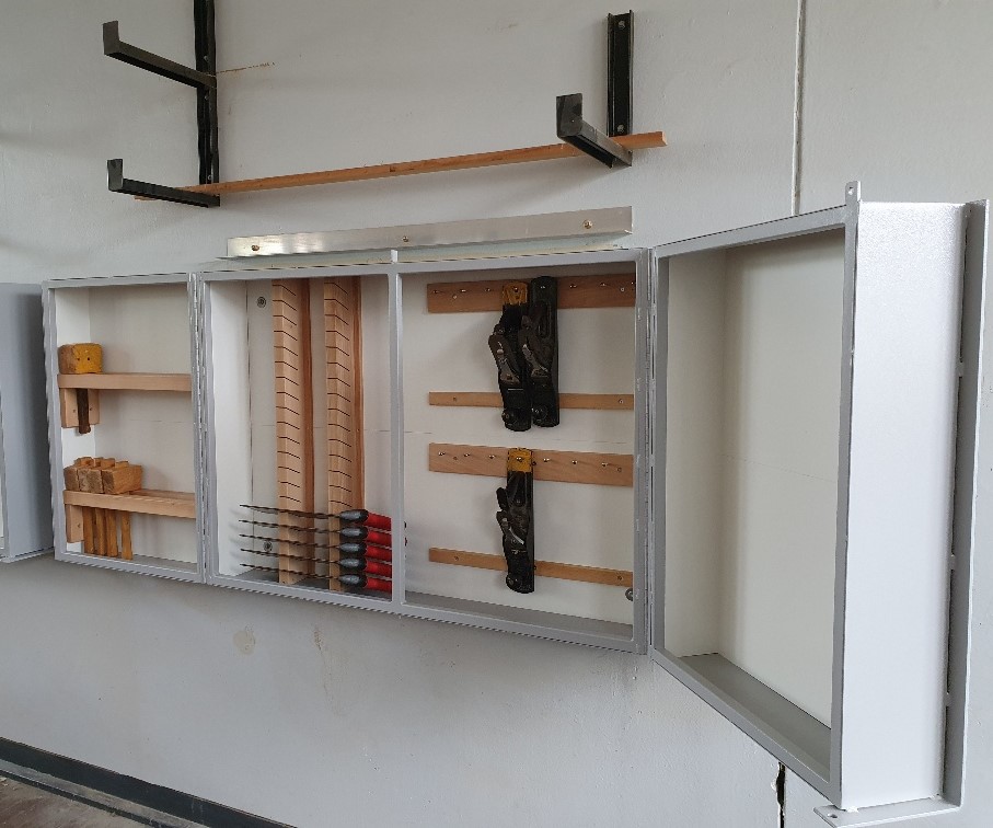 Lockable Steel Tool board Cabinet