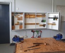 Lockable Steel Tool board Cabinet