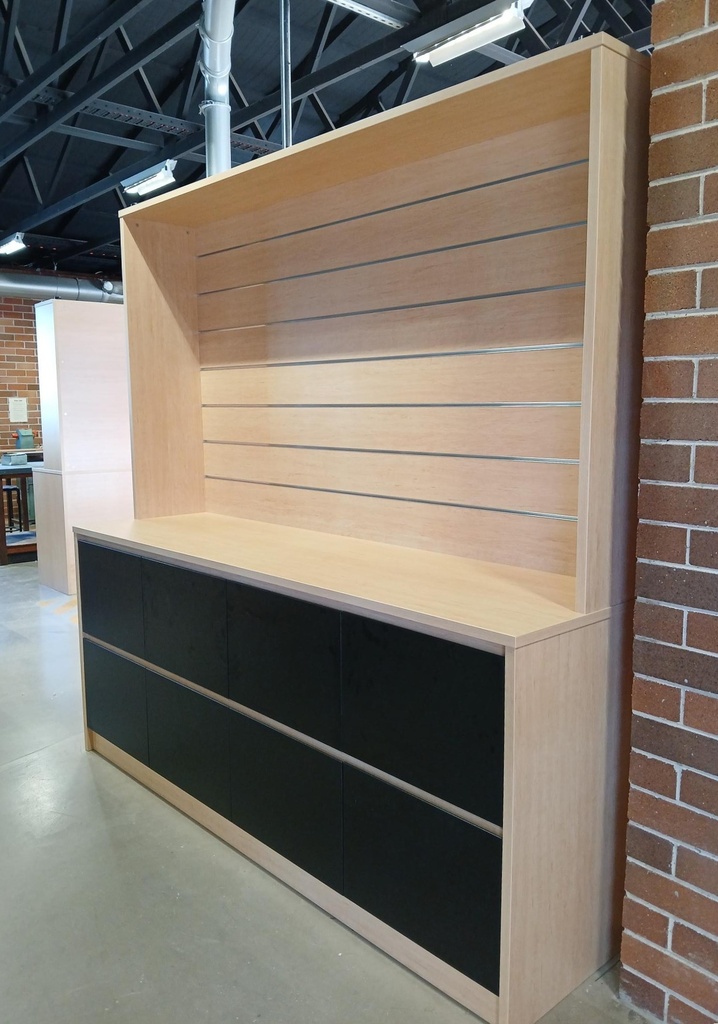 Custom Slotted wall tool storage units request a quote