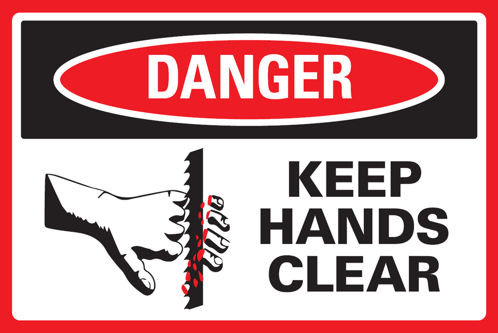 Saw Safety Sign
