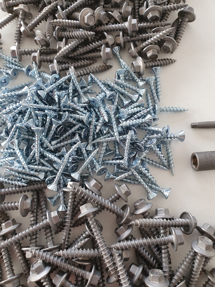 Timber Screw Pack - QTY 60 sets