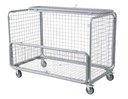 Mesh Sports Trolley with Padlocking Lid