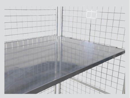 Lockable Storage Trolley – Adjustable Shelves