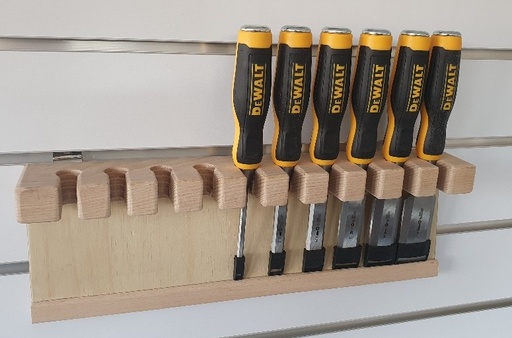 Chisel Rack with 12 Slots - 554mm Wide
