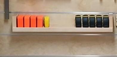 tape measure shelf