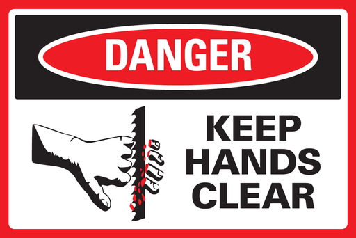 Saw Safety Sign