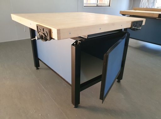 Deluxe Solid Noxx Bench with Lockable Storage Cabinet – Request a Quote