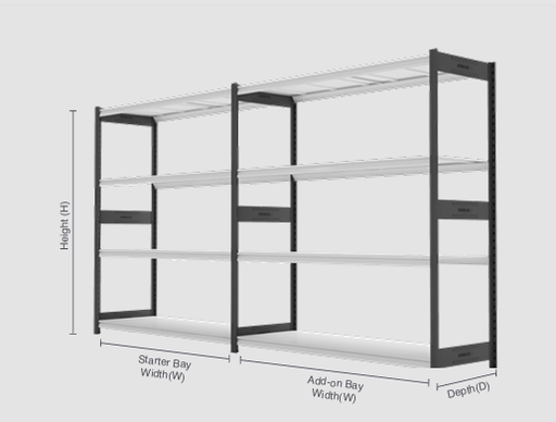 X Span Shelving - Request a Quote