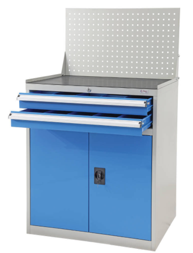 Storage Drawer Workbench with Pegboard