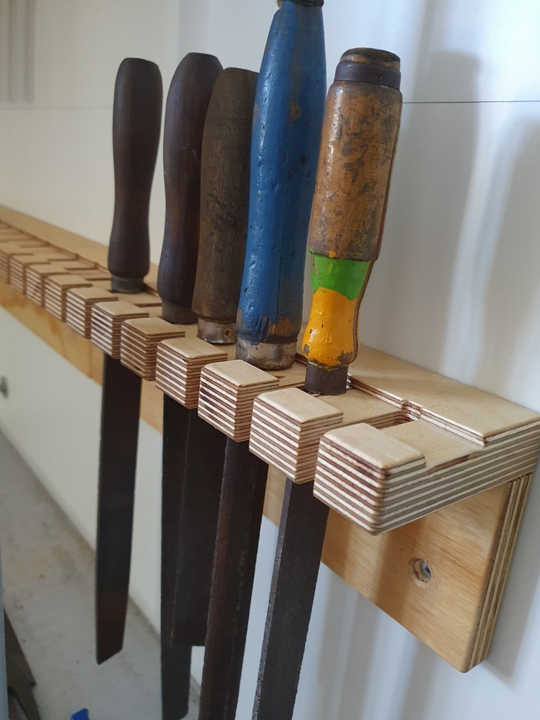 File Rack Holder with 10 Slots | Noxx Industries
